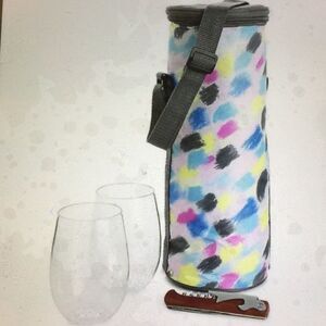 Wine cooler bag set